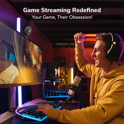 EMEET Piko 4K Webcam for Streaming, World’s 1st Dual-Camera AI-Powered 4K Camera w/AI Autofocus