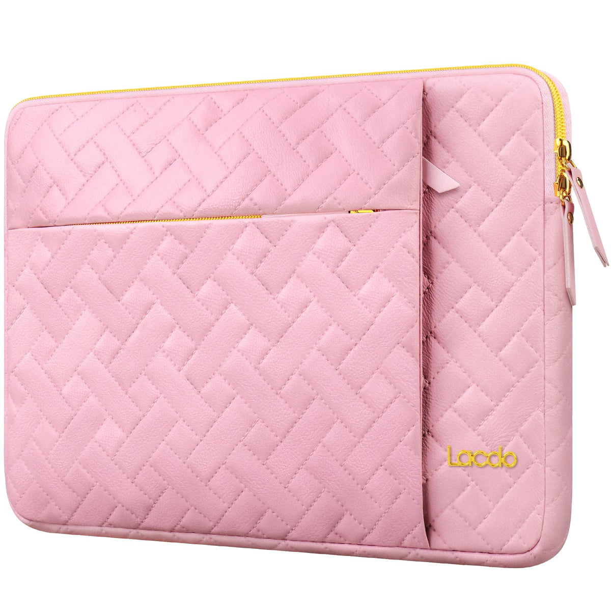 Lacdo Laptop Sleeve Case for 16 inch MacBook Pro M5 Pro/Max A3428 A3429 (2026), M4/M3/M2/M1 A3403 A3186 A2991 A2780 A2485 A2141 | 15 inch Microsoft Surface Laptop 7th Copilot+PC Computer Bag, Gray