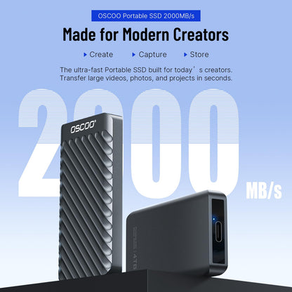 512GB External Hard Drive, Up to 2100MB/s, USB 3.2 Gen 2 Portable SSD, External Solid State Drive for Mac, Windows PC, Laptops, Gaming, iPhone — Ideal for File Backup, Content Creators & Videographers