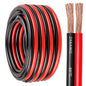 6 Gauge Wire 2 Conductors Copper Wire, 6 AWG Battery Cable Oxygen Free Copper Wire for Solar Panel, Automotive, Trailer, RV and Speaker (6 Gauge 20FT)