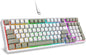 HUO JI Z-99 Wired Mechanical Keyboard, Creamy Sound, Hot Swappable Pre-lubed Linear Switches, Gasket Structure with Sound Dampening Foam, RGB Backlit, 99 Keys Custom Gaming Keyboard for PC/Mac,Gray