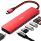 BENFEI 8-in-1 USB C Hub with Secure Clamp – Features 4K@60Hz HDMI, Gigabit Ethernet, 100W PD, 10Gbps 1x USB-C, 2 x USB-A 3.2, 2 x USB-A 2.0 Compatible with MacBook, iPad Pro, iMac, S23, XPS17