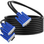 PASOW VGA Splitter Cable 1080P Dual VGA Monitor Y Cable 1 Male to 2 Female Adapter Cable Only for Screen Duplication - 1.5 Feet (No Screen Extension) - Only Work for Identical Monitor