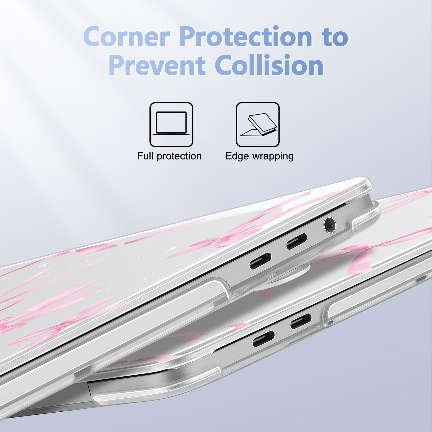 Lepeoac for MacBook Pro 16 inch Case 2019 2020 Release Model A2141, Plastic Hard Shell Cover with Keyboard Cover & Screen Protector for MacBook Pro 16 inch with Touch Bar & Touch ID, Bowknot