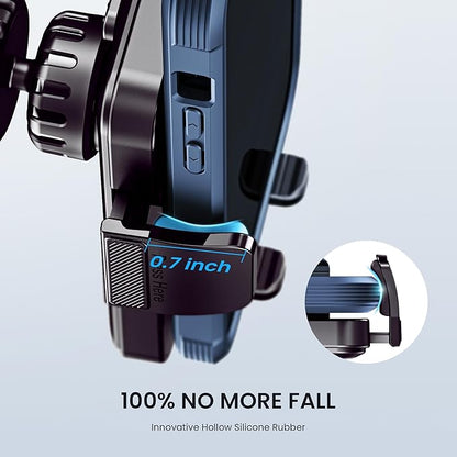 GUWEZ Car Phone Holder - Upgrade Clip Never Fall Air Vent Mount for iPhone Android Smartphone