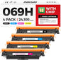 069H 069 Toner Cartridge Set MF753Cdw Compatible Replacement for Canon MF753Cdw Toner Cartridges 069H for Canon imageCLASS MF 753Cdw MF751Cdw LBP674Cdw Printer Ink Black Cyan Yellow Magenta 4 Pack