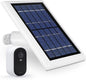 Wasserstein Solar Panel Compatible with Arlo Essential 2K Outdoor Security Camera (2nd Gen) / XL (2nd Gen) & Essential Spotlight (Camera NOT Included)- (1-Pack, White)