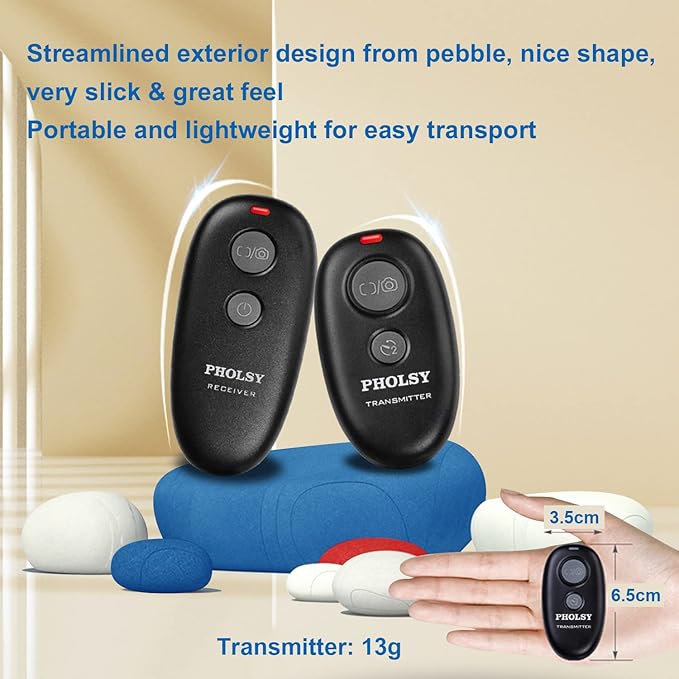 PHOLSY for Nikon remote shutter release N8 Camera Remote Control for Nikon Z8 Z9 D3 D4 D5 D6 D800 D850 D810 D700 D500 D300 D200 F6 F100 F5 F90 N90s D1X D2H D3X Fuji S5 S3 Pro Replaces Nikon MC-36A