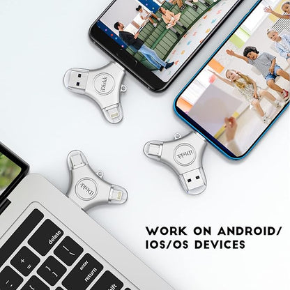 App*le Certified iDiskk 1TB iPhone 16 and 15 Photo flashdrive for iPhone Photo Stick USB -C iPad Pro Android Samsung for iPhone 15/14/14 PRO/13/13 PRO/12 pro/12/11, Thumb Drive for iPhone Photos