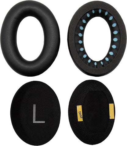 Replacement Ear Pads - Compatible with Bose QuietComfort 45 / SE Headphones, Soft Protein Leather,Premium Noise Cancelling Earpads, Durable & Comfortable Ear Cushions (QC 45-Black)
