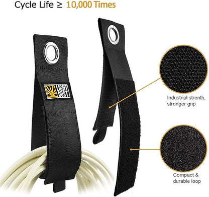 22PCS Heavy Duty Storage Straps Garage Organization Tool Organizers and Storage Fastening Straps Cord Wrap Keeper, Cable Straps for Cords, Hoses, Rope, RV, Boat, and Garage Storage and Organization