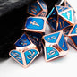 Haxtec Metal DND Dice Set, 7 Pcs Dragon Pattern Polyhedral Dice for RPG