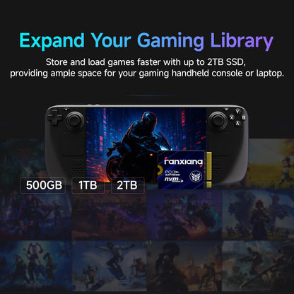 fanxiang 500GB M.2 2230 NVMe SSD, PCIe Gen 4x4 Speed up to 4850 MB/s, 2230 SSD Compatible with Steam Deck/ROG Ally/Microsoft Surface Pro/Mini PCs, S630