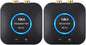 1Mii 2.4GHz Wireless Audio Transmitter Receiver Set for TV, 260Ft/80M Long Range 25ms Low Latency with AUX RCA in/Out,Wireless Audio Adapter for TV PC Powered Speaker Amplifier Soundbar