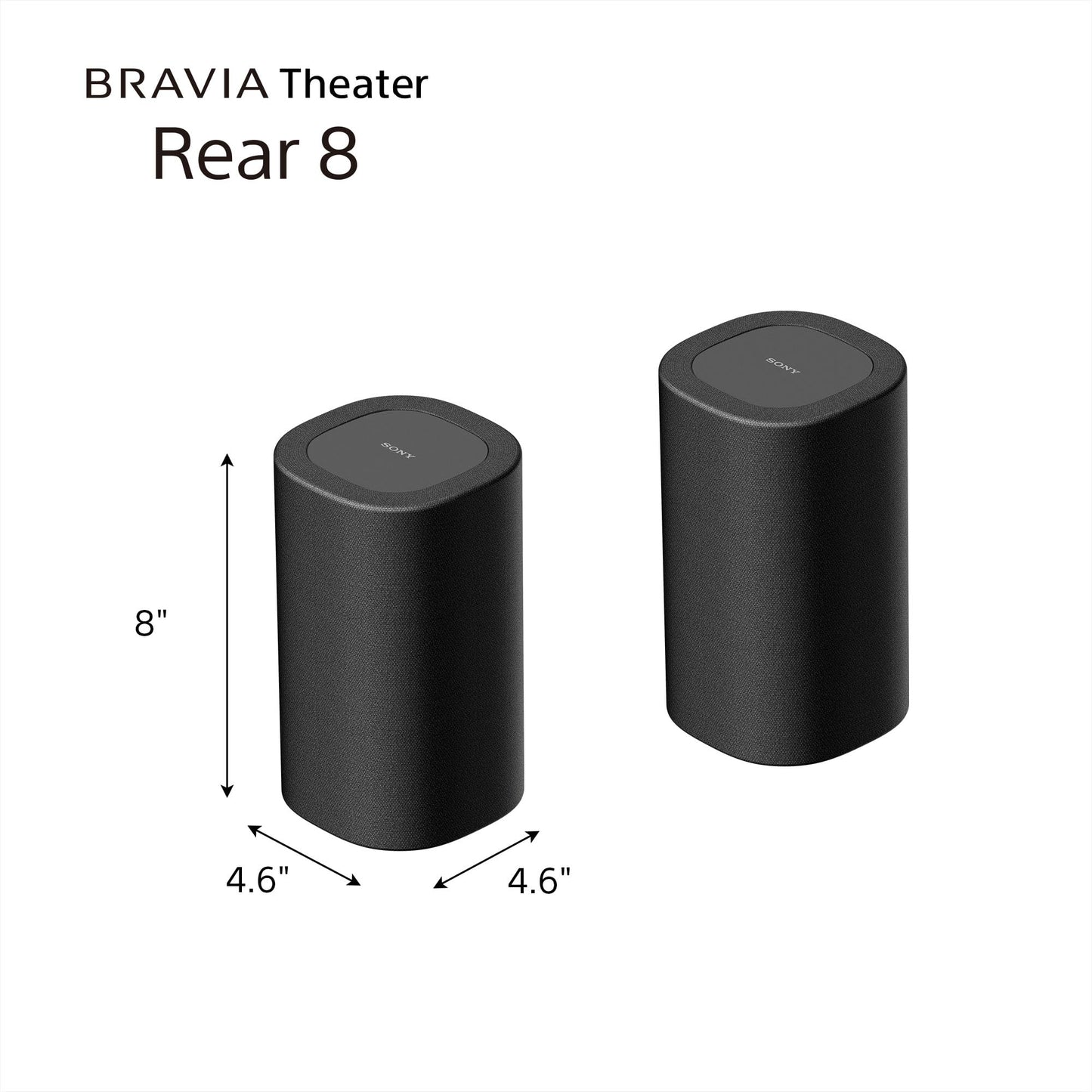 Sony BRAVIA Theater Bar 9 Soundbar with SA-SW3 Wireless Subwoofer and SA-RS8 Wireless Rear Speakers - Complete Home Theater System with 13 Speakers and 360 Spatial Sound