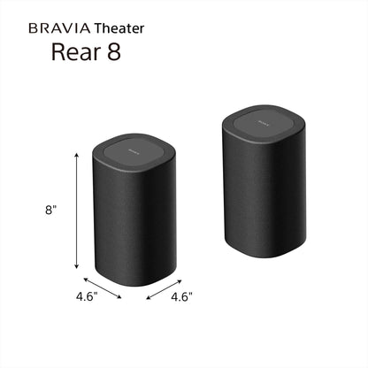 Sony BRAVIA Theater Bar 9 Soundbar with SA-SW3 Wireless Subwoofer and SA-RS8 Wireless Rear Speakers - Complete Home Theater System with 13 Speakers and 360 Spatial Sound