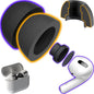 Patented AirFoams Pro Ultra V5.0 Memory Foam Ear Tips with Foam Shield for AirPods Pro 1st & 2nd Gen, Latest Version, Lifetime Replacement, Secure, Comfortable, Replacement Tip (SML)