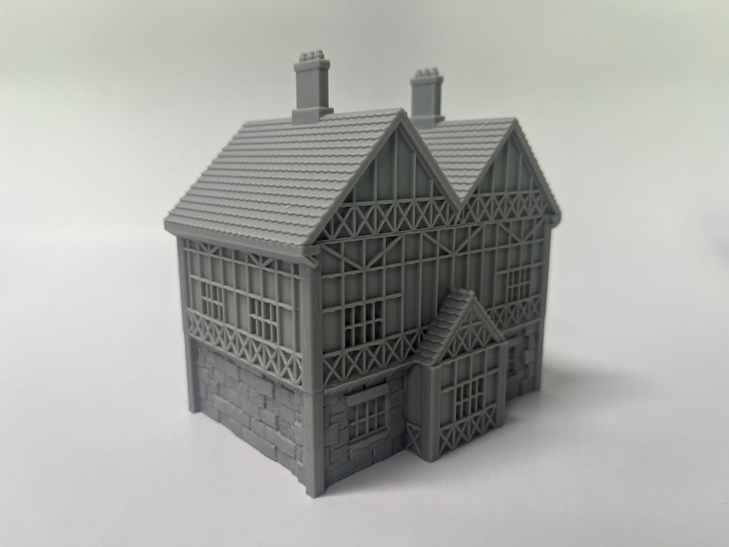 Paintable Tabletop Miniature Little Town Building Terrains - 18mm Scale Dioramas Building Set Scenery with Medieval Architecture Style by HAUTICO (HVillageHouses4-1)