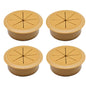 BOPOREAE 4 Pcs Desk Grommet 2" (50mm), Desk Hole Cover for Cables