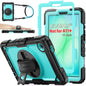 SEYMAC stock Case for Samsung Galaxy Tab A11+ Plus/A9+ Plus 11'', Full-Body Drop Protection Case with Screen Protector Pencil Holder [360° Rotating Hand Strap] &Stand, Purple+Colorful