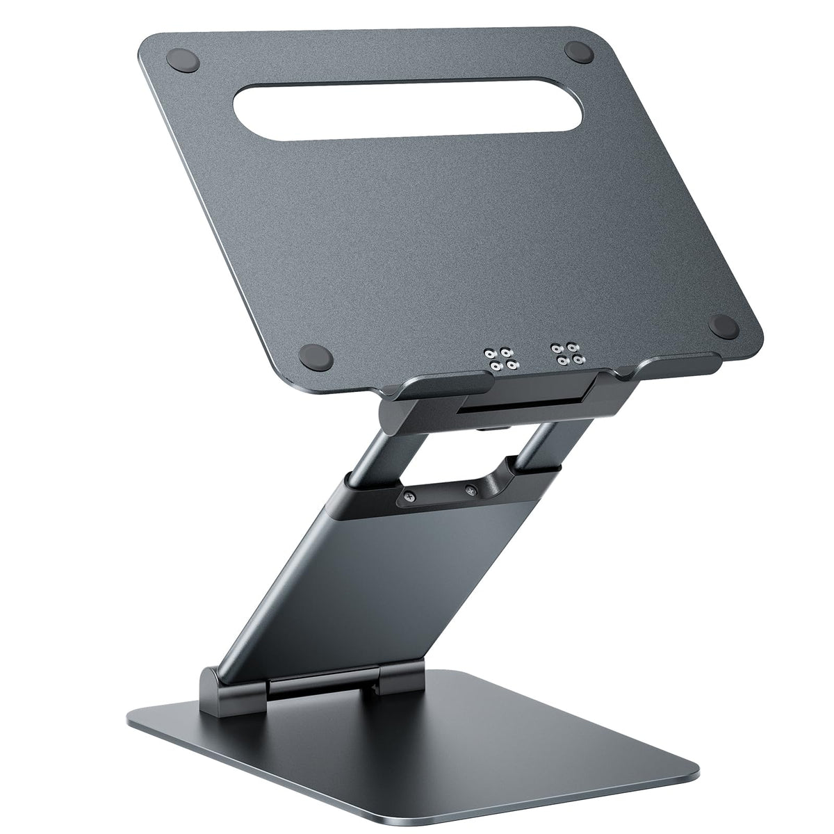 Nulaxy Pull-Out Height Adjustable Laptop Stand for Desk, 22 LB Support