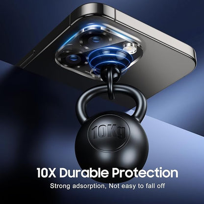 UniqueMe Compatible for 3 Pack iPhone 15 Pro/iPhone 15 Pro Max Camera Lens Protector, [Drop Protection] [Case Friendly] 9H Tempered Glass Camera Cover Screen [2023 New Version] - Grey