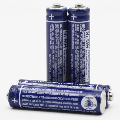 Cerepros 4-Pack BK-30AAABU Battery for Panasonic Cordless Phone BK30AAABU