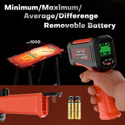Surpeer Infrared Thermometer Temperature Gun, 3272°F, 50:1