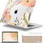 for MacBook Pro 16 inch Case 2019 2020 Release Model A2141, Plastic Hard Shell Cover with Keyboard Cover & Screen Protector for MacBook Pro 16 inch with Touch Bar & Touch ID - Floral P227