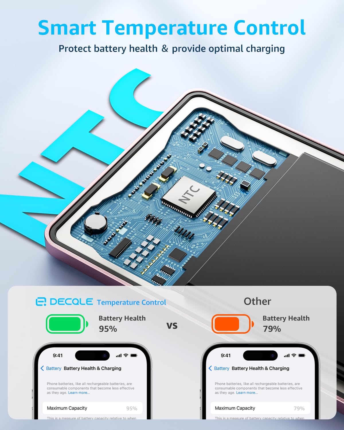 decqle “Air” Power Bank for MagSafe 5000mAh US1