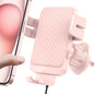 Wireless Car Charger, MOKPR 15W Fast Charging Auto-Clamping Car Charger Phone Mount Air Vent Cell Phone Holder Compatible iPhone 16/15/14/13/13 Pro/12 pro/12/11, for Samsung Galaxy S23/S22/S21, Pink