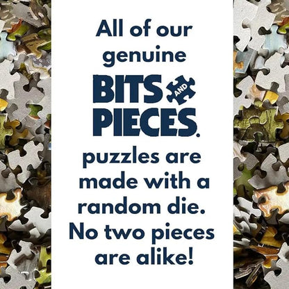 Bits and Pieces – 100 Piece Jigsaw Puzzle for Adults – Home Grown - Fall On The Farm Jigsaw Puzzle by John Sloane, Completed Puzzle Size: 15" x 19"