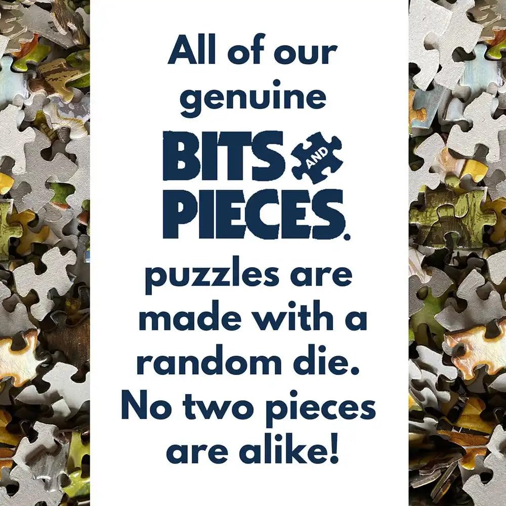Bits and Pieces – 100 Piece Jigsaw Puzzle for Adults – Home Grown - Fall On The Farm Jigsaw Puzzle by John Sloane, Completed Puzzle Size: 15" x 19"