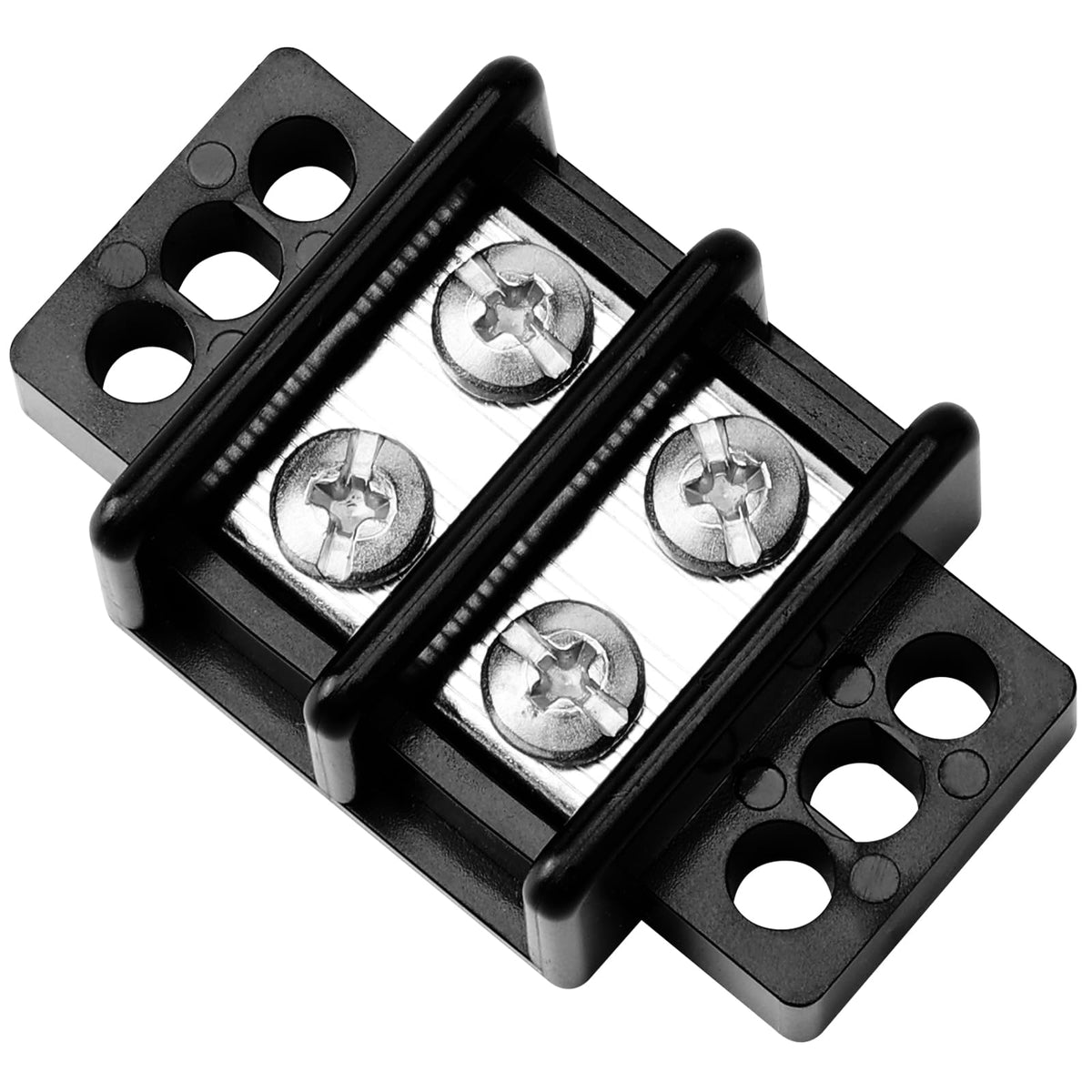 GLOSO Marine Terminal Blocks TBD Double Row Stainless 10-22 AWG Cu, 30A/600V- 1 Pack, 14 Poles