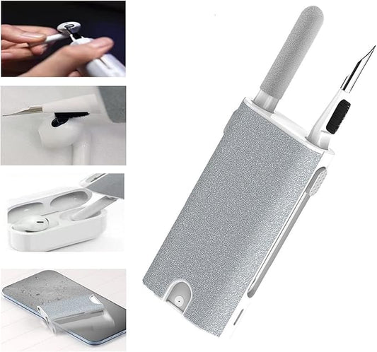 RLOJK 5-in-1 Electronics Cleaner Kit- Laptop Screen Cleaner kit,Multifunctional Bluetooth Earphones Cleaning Tool for Computer Cameras Lens Cell Phone Laptop Computer Bluetooth Earphones