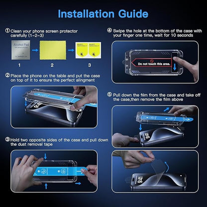 Uyiton Anti-Blue Light for iPhone 12 Pro Max Screen Protector - Unbreak-Glass Full Coverage Case Friendly Scratch Resistance 9H Tempered Glass Screen Protector for iPhone 12 Pro Max, 2 Pack