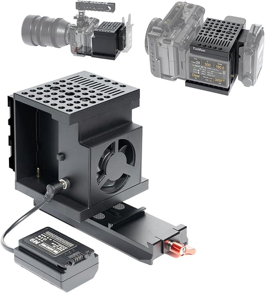 YinMusi Camera Expansion cage Modular Camera Cooling Fan Cage Expansion Kit for DSLR Cooling/Mirrorless Accessories Installation