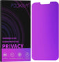 Compatible for iPhone 12 Pro Max Privacy Screen Protector 6.7 Inch, Purple Gradient Colorful Anti Spy Anti Blue Light HD Screen Protector Tempered Glass Easy Installation