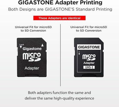 Gigastone 8GB Micro SD Card, FHD Video, Surveillance Security Cam Action Camera Drone Professional, 80MB/s Micro SDHC Class 10
