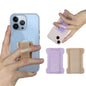 WOJI Cell Phone Finger Grip Strap Holder for Hand, Phone Strap, Phone Holder for Hand - Small, New Slim Finger Loop Selfie Grip Compatible with Most Smartphones (Black) - 2Pack
