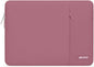 MOSISO Laptop Case 16 inch, 15-15.6 inch Laptop Sleeve Compatible with MacBook Pro 16 M4 M3 M2 M1, HP Acer Dell Lenovo ASUS Notebook, Polyester Vertical Computer Sleeve Bag with Pocket, Dusty Rose