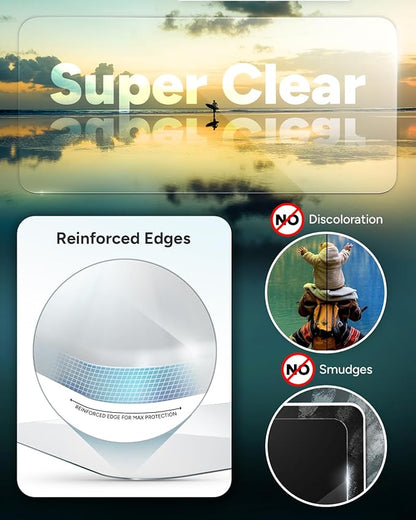 ZAGG Glass Elite Google Pixel 9 / Pixel 9 Pro Screen Protector – Ultra-Strong Tempered Glass with Recycled Content, Fingerprint Resistant, Easy Installation
