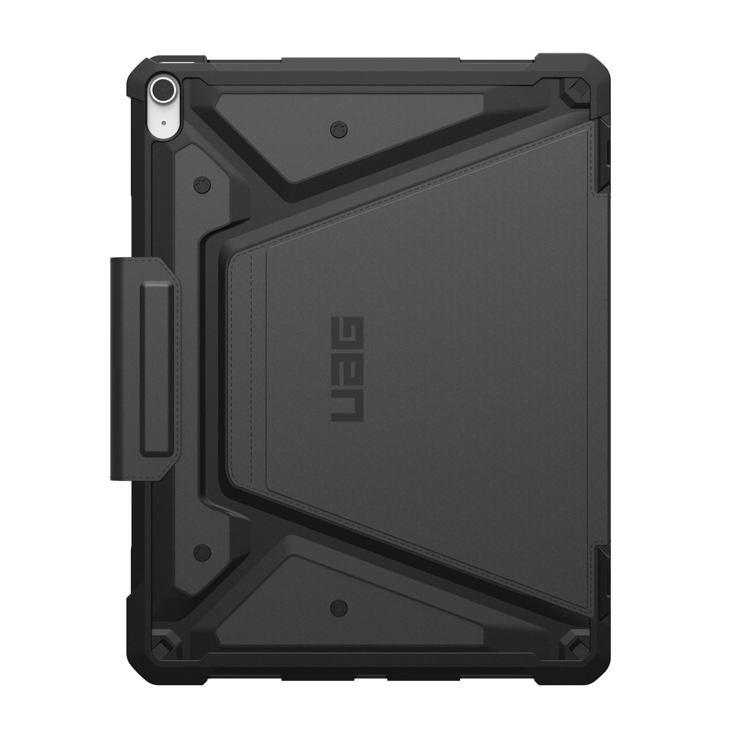 URBAN ARMOR GEAR UAG Designed for iPad Air 13" Case M4/M3 2024-2026 - Rugged Multi-Angle Viewing Folio Protective Cover Pencil Holder & Adjustable Stand, Metropolis SE Black