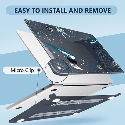 Compatible with MacBook Air 15 inch Case, M4 A3241/M3 A3114/M2 A2941 (Released 2025 to 2023), Hard Shell, Keyboard Cover, Screen Protector, Webcam Cover & Type-C Adapter, Aerospace