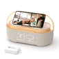 Bluetooth Speaker Alarm Clock & Wireless Charger for Bedside, Home, Office