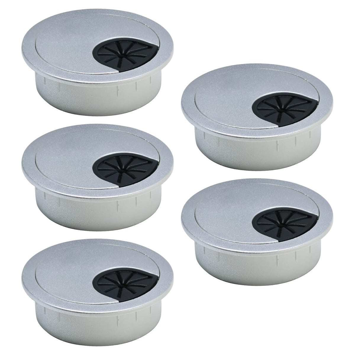 EASYEAH 10 Pcs Desk Grommet 1-3/8" / 35 mm, Desk Cord Hole Cover