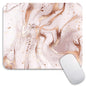 Armanza Square Mouse Pad Apricot Flower, Personalized Premium-Textured Custom Mouse Mat Design, Washable Mousepad Cloth, Non-Slip Rubber Base Computer Mouse Pads for Wireless Mouse