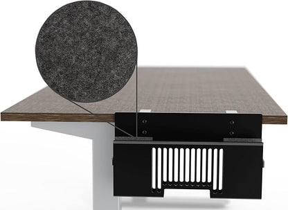 Verticle Side-Mount Laptop Desk Stand fits: Dell/Acer/ASUS/XPS/MacBook/Surface/Lenovo/HP/Gaming Laptops (up to 16 inches) (Perforated Steel, Alloy Steel)