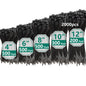 MasiStranth 800 PCS Black Zip Ties Assorted Sizes 8+12+14+18 Inch Self-locking Nylon Cable ties Heavy Duty Outdoor, UV Resistant Wire Straps for Home Office Garden Workshop Indoor Outdoor Fence