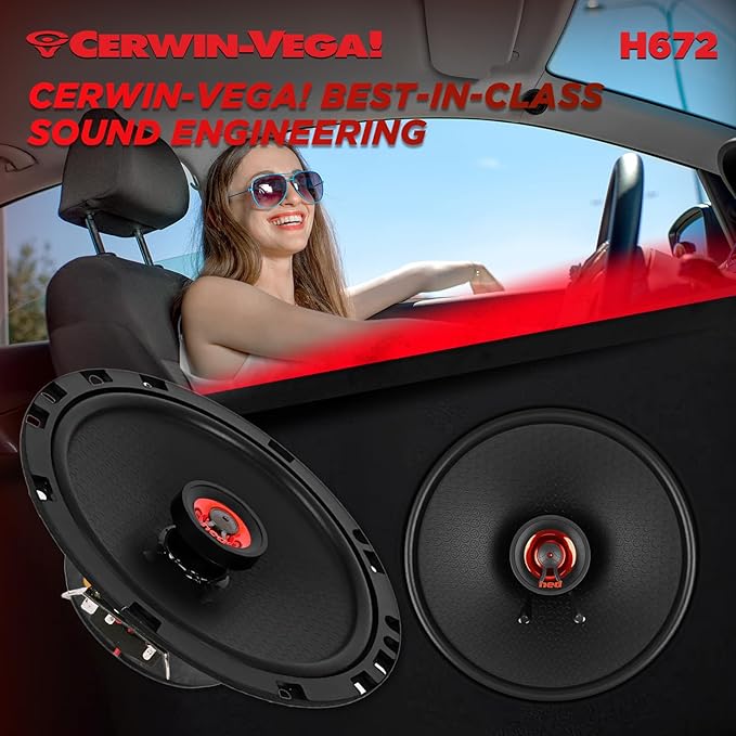 CERWIN-VEGA! HED 2025 Edition -6.75" Coaxial Speaker-H672
